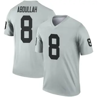 Las Vegas Raiders Men's Ameer Abdullah Legend Inverted Silver Jersey