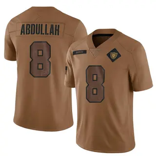 Las Vegas Raiders Men's Ameer Abdullah Limited 2023 Salute To Service Jersey - Brown