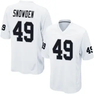 Las Vegas Raiders Men's Charles Snowden Game Jersey - White