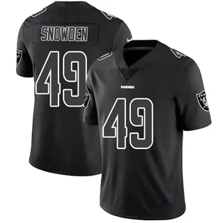 Las Vegas Raiders Men's Charles Snowden Limited Jersey - Black Impact