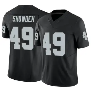 Las Vegas Raiders Men's Charles Snowden Limited Vapor F.U.S.E. Jersey - Black