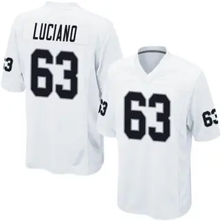 Las Vegas Raiders Men's Corey Luciano Game Jersey - White