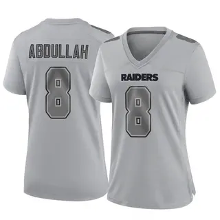 Las Vegas Raiders Women's Ameer Abdullah Game Atmosphere Fashion Jersey - Gray