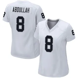 Las Vegas Raiders Women's Ameer Abdullah Game Jersey - White