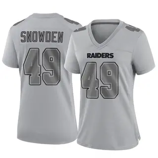 Las Vegas Raiders Women's Charles Snowden Game Atmosphere Fashion Jersey - Gray