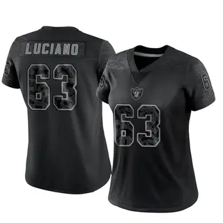 Las Vegas Raiders Women's Corey Luciano Limited Reflective Jersey - Black