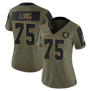 Las Vegas Raiders Women's Howie Long Limited 2021 Salute To Service Jersey - Olive