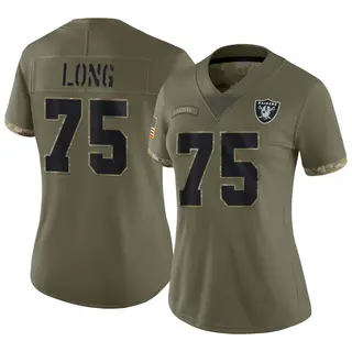 Las Vegas Raiders Women's Howie Long Limited 2022 Salute To Service Jersey - Olive