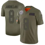 Las Vegas Raiders Youth Ameer Abdullah Limited 2019 Salute to Service Jersey - Camo