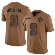 Las Vegas Raiders Youth Ameer Abdullah Limited 2023 Salute To Service Jersey - Brown