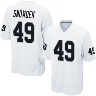 Las Vegas Raiders Youth Charles Snowden Game Jersey - White