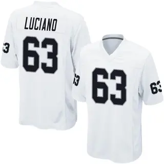 Las Vegas Raiders Youth Corey Luciano Game Jersey - White