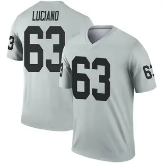 Las Vegas Raiders Youth Corey Luciano Legend Inverted Silver Jersey